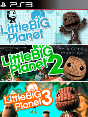 3 juegos en 1 LittleBigPlanet 1 - 2- 3