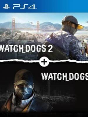 Watch Dogs 1 mas Watch Dogs 2 Standard Editions Bundle PS4