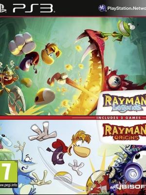 2 JUEGOS EN 1 Rayman Legends + Rayman Origins PS3
