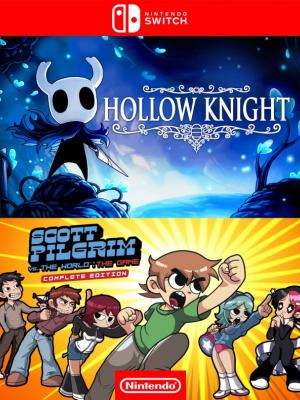 2 JUEGOS EN 1 Hollow Knight mas Scott Pilgrim vs The World The Game Complete Edition - Nintendo Switch